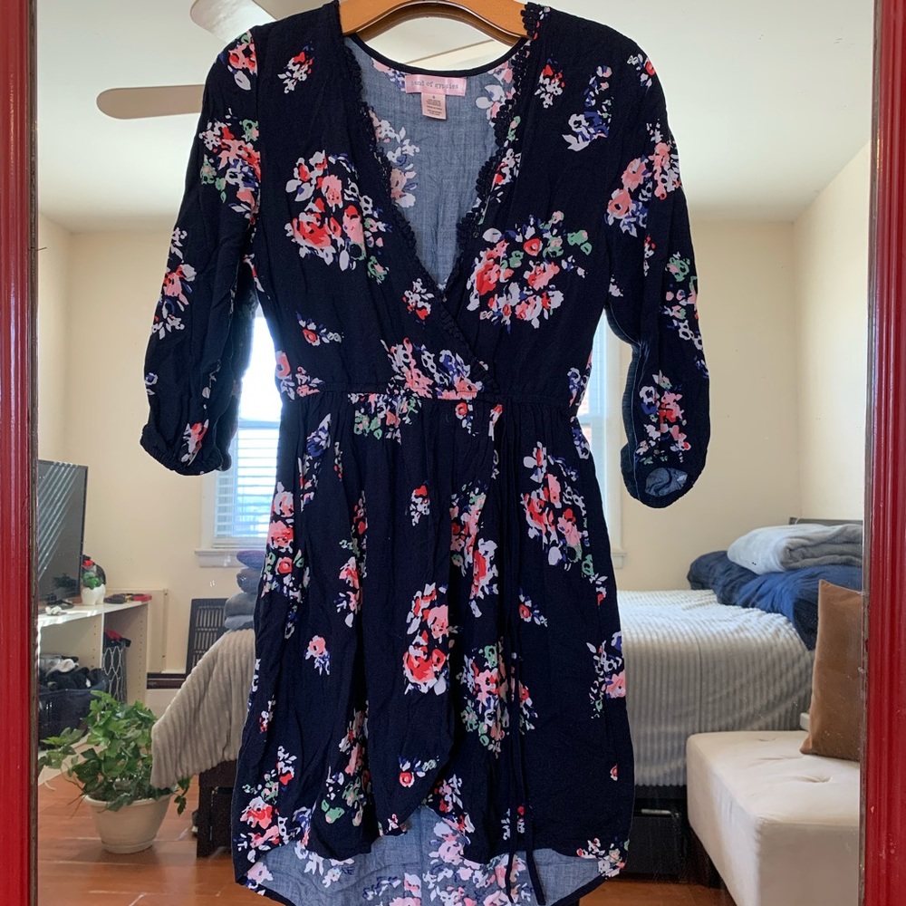 Long Sleeve Floral Dress